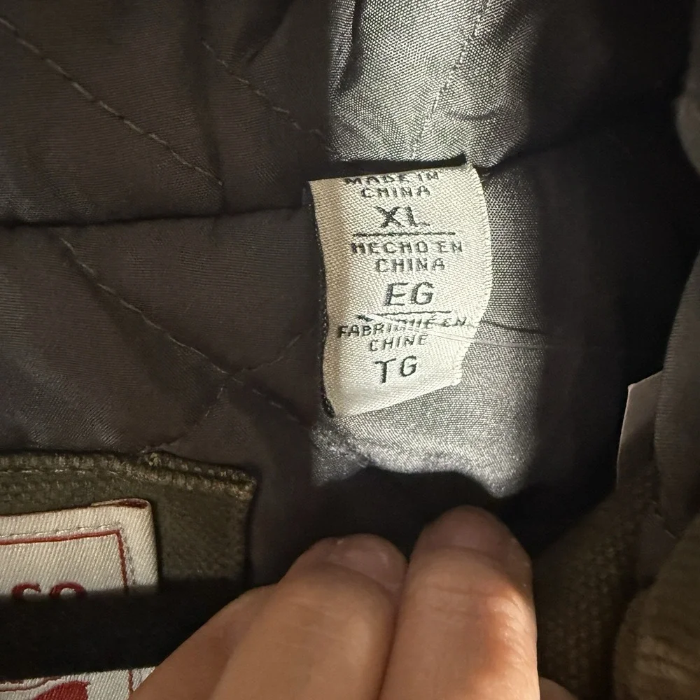 Levi's Trucker Sherpa Lined Jacket Men XL Hoodie Full-Zip Snap Green NWT